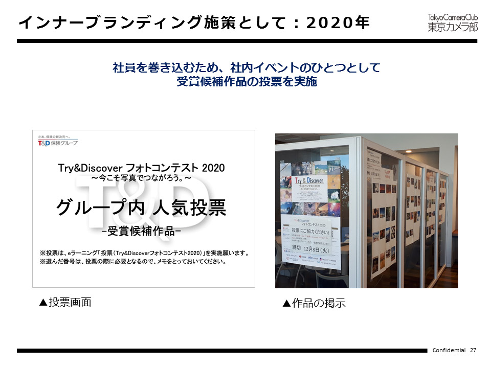 インナーブランディング施策として:2020年