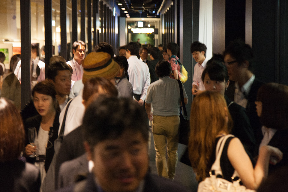 レセプションの様子:東京カメラ部2015写真展