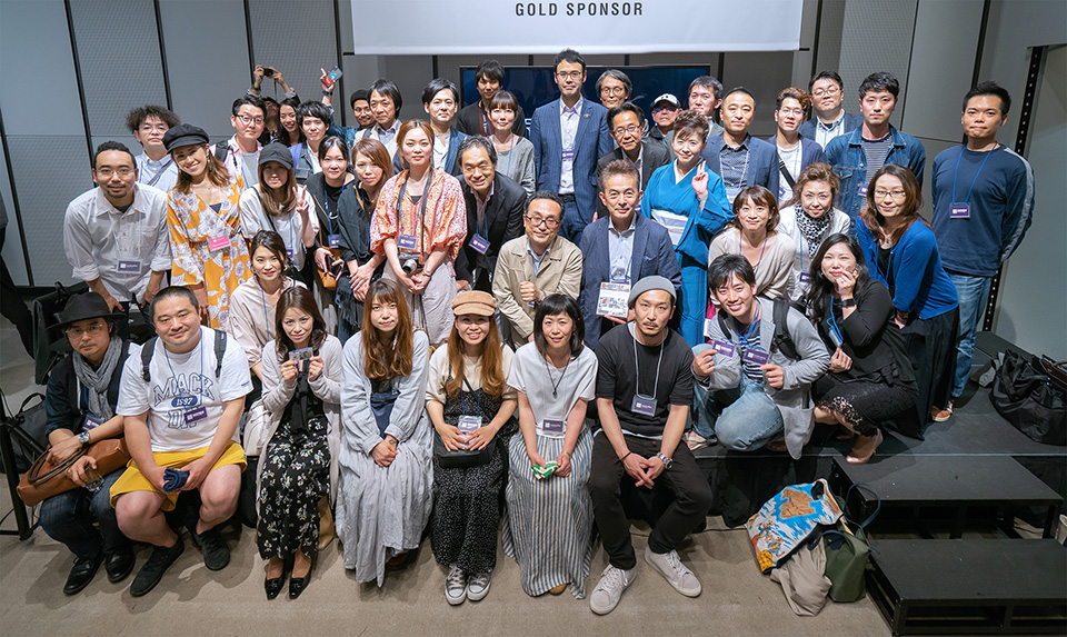 レセプションの様子：東京カメラ部2018写真展